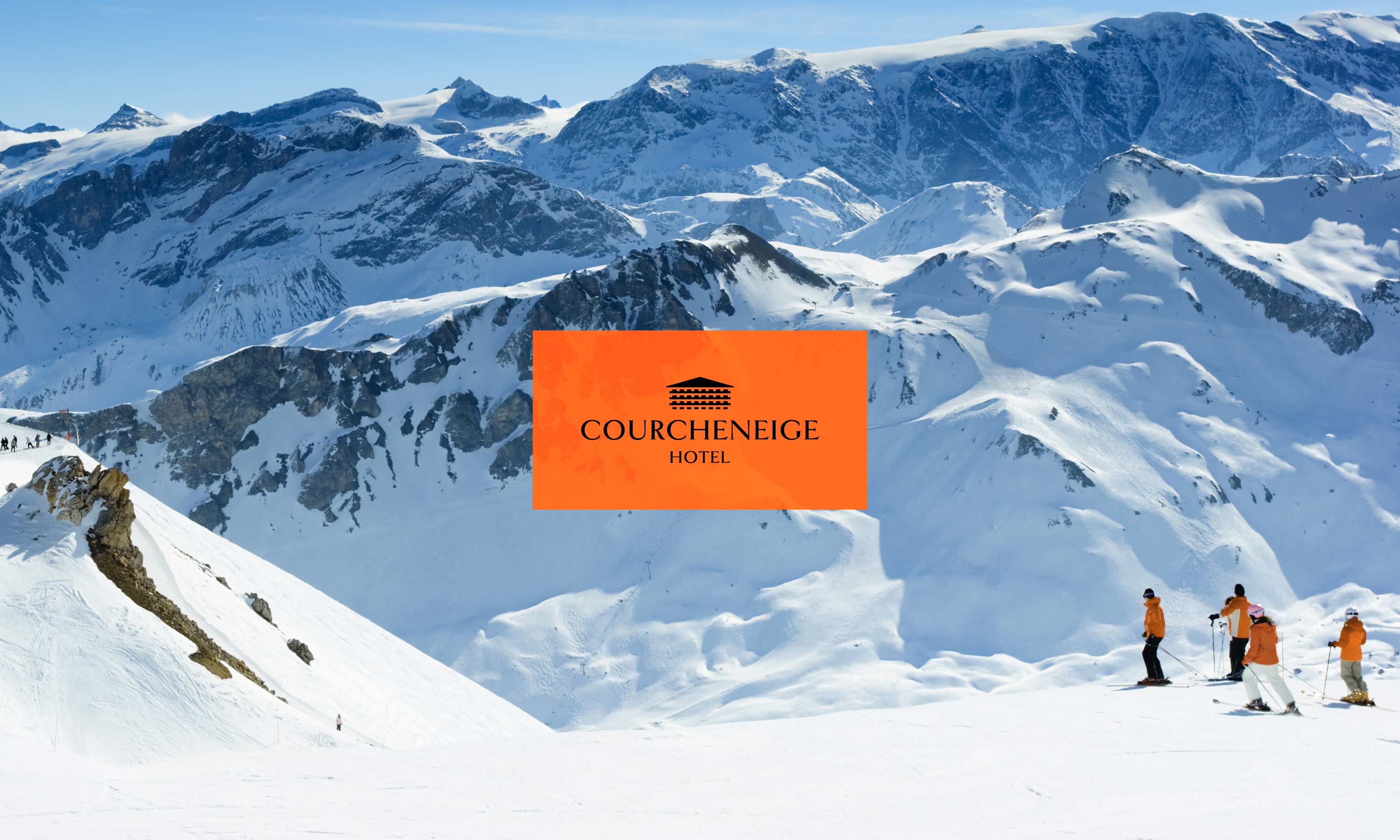 Hotel Courcheneige - Brand Website Design